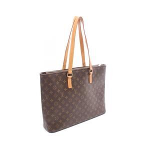Louis Vuitton Luco Tote Bag canvas leather Monogram Brown